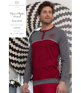 Pijama Hombre Algodón Mod. Filipo (42006), BH Textil