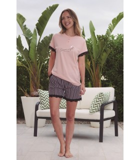 Pijama Tres Piezas Mujer Mod. Pamela (42028), BH Textil