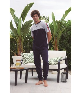Pijama Tres Piezas Hombre Mod. Tris Simon (41891), BH Textil